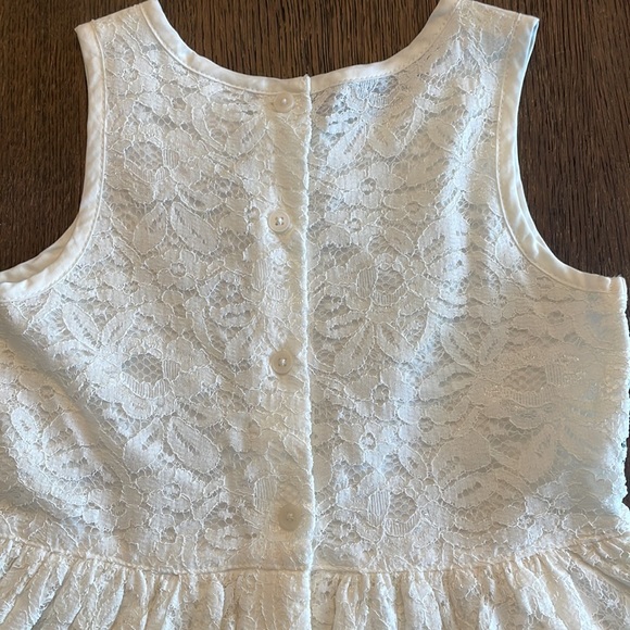 Like new Carter’s White lace Dress 4T - Picture 3 of 3